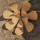 Vintage rattan canning flower suspension