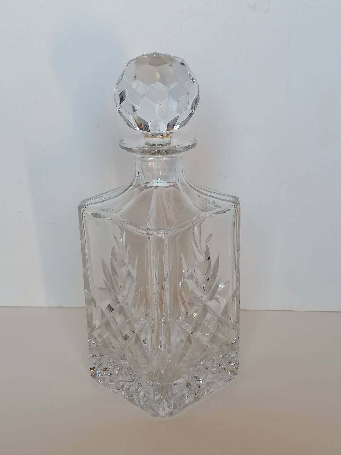 Carafe whisky cristal taillé