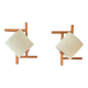 Paire d’appliques scandinaves