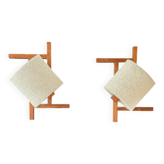 Pair of Scandinavian wall lights