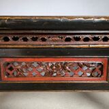 Ancient chinese golden wood table