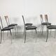 Rare dining chairs in copper by Cattelan italy, 1970s