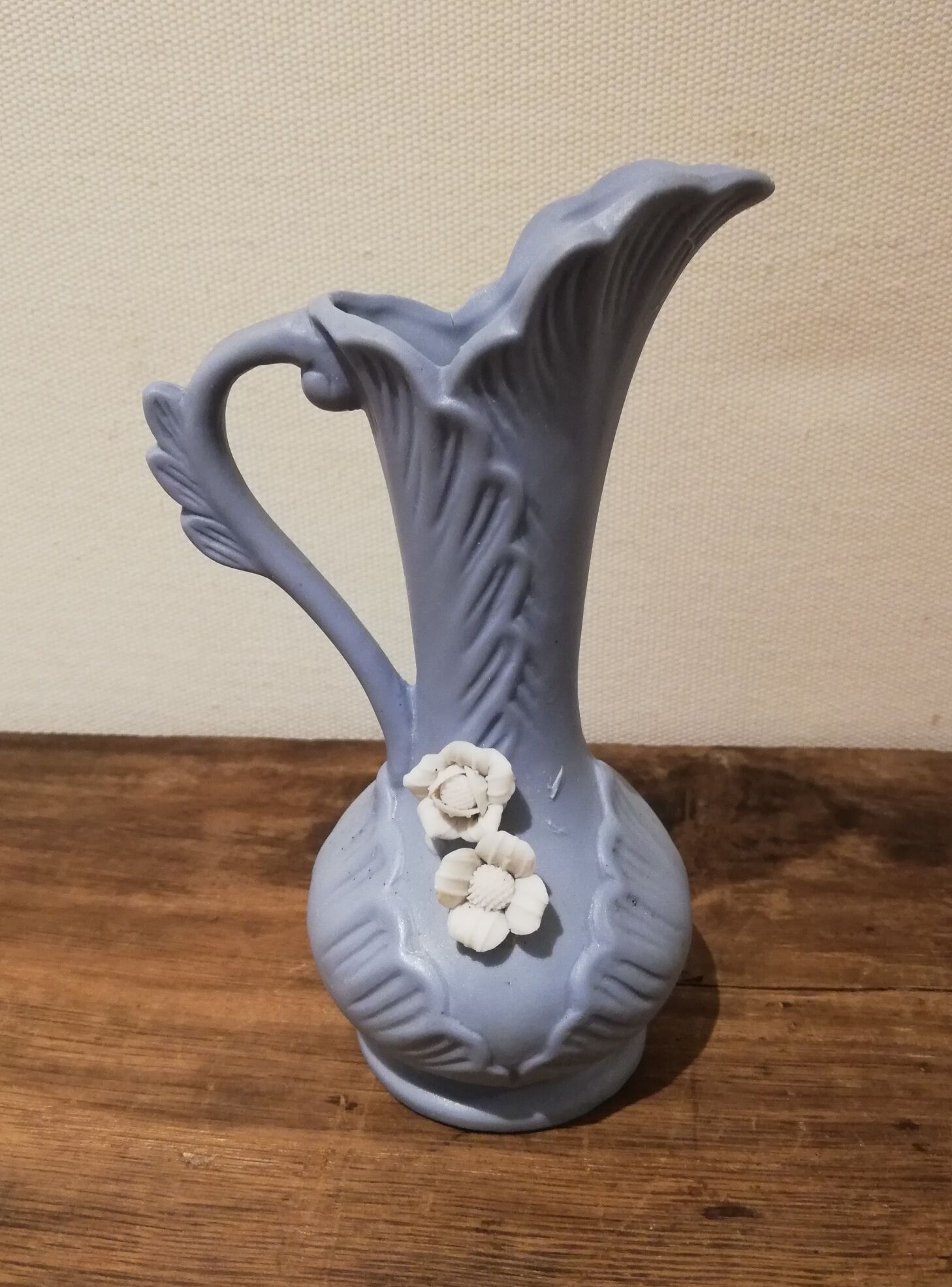 Biscuit ewer vase