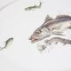 Decorative plate vintage fish mid-century, Bavaria, Germany, 1970s