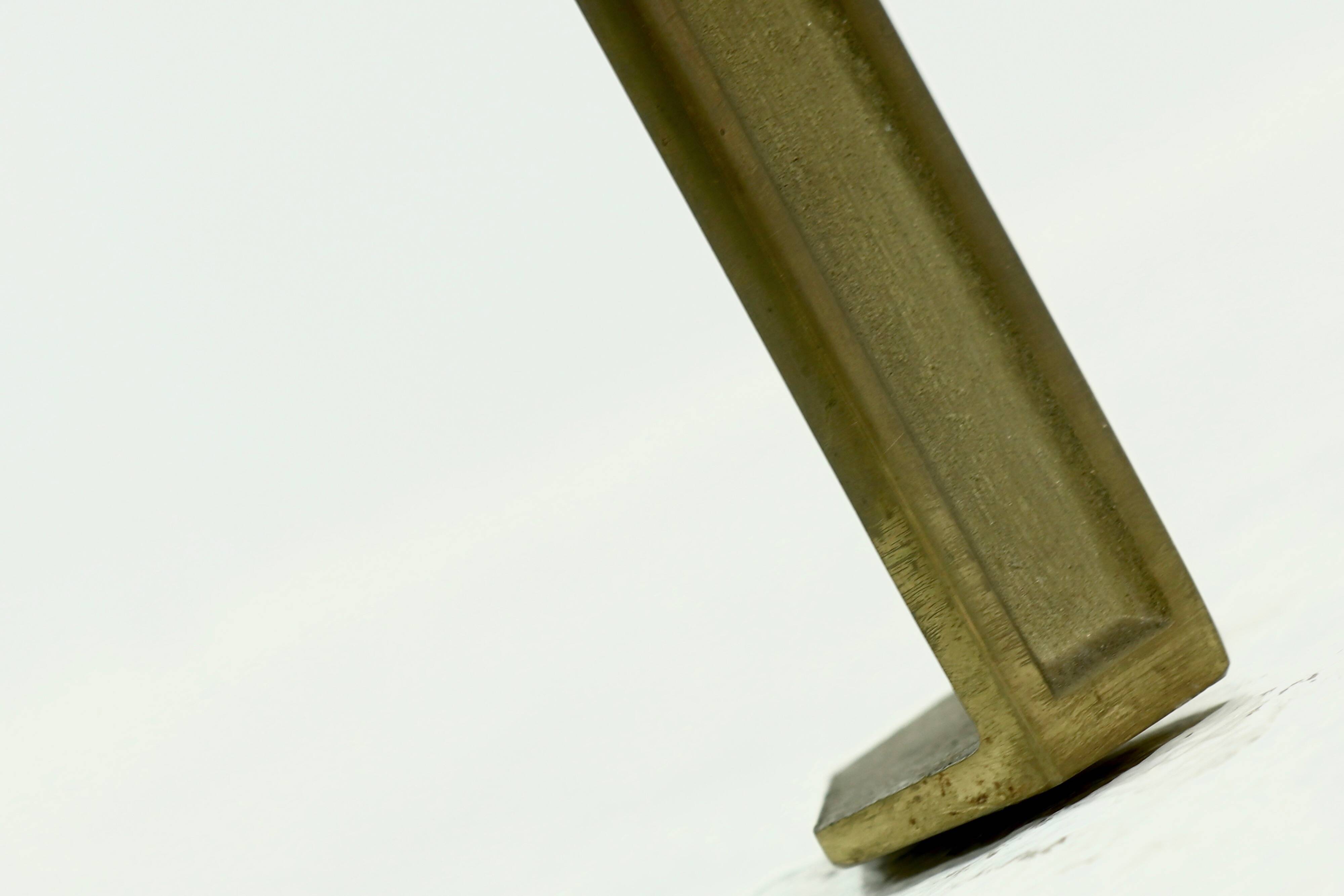 Brass and Glass Coffee Table by Peter Ghyczy 1970s