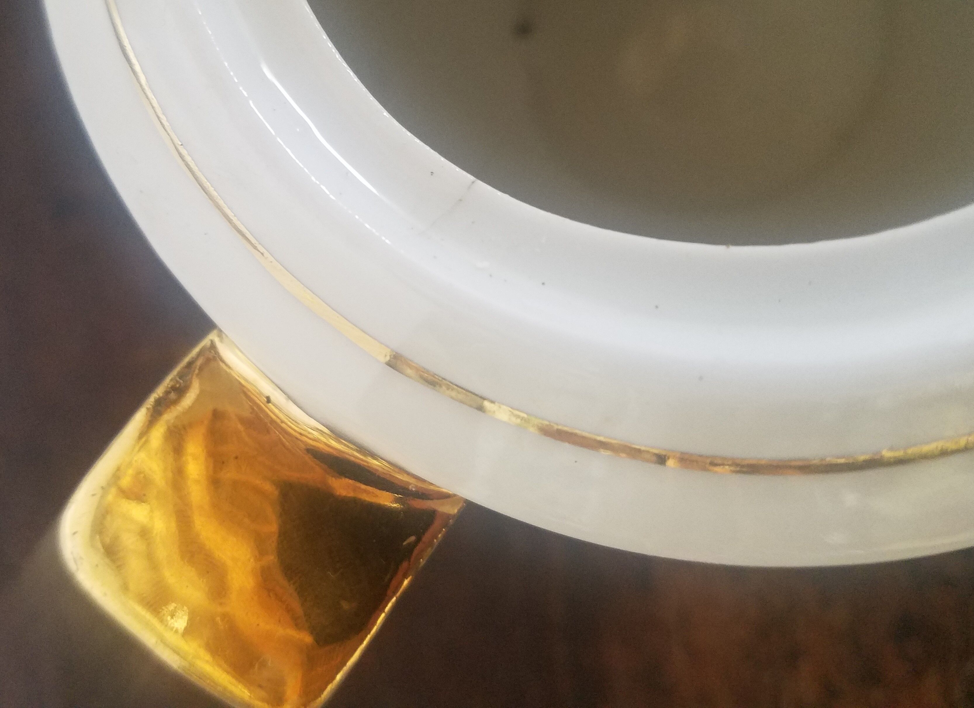 Luf gold porcelain tea service