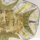 Large Earthenware Artistic Wall Panel or Centerpiece , Italy