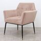 Dutchbone Kate pastel pink armchair