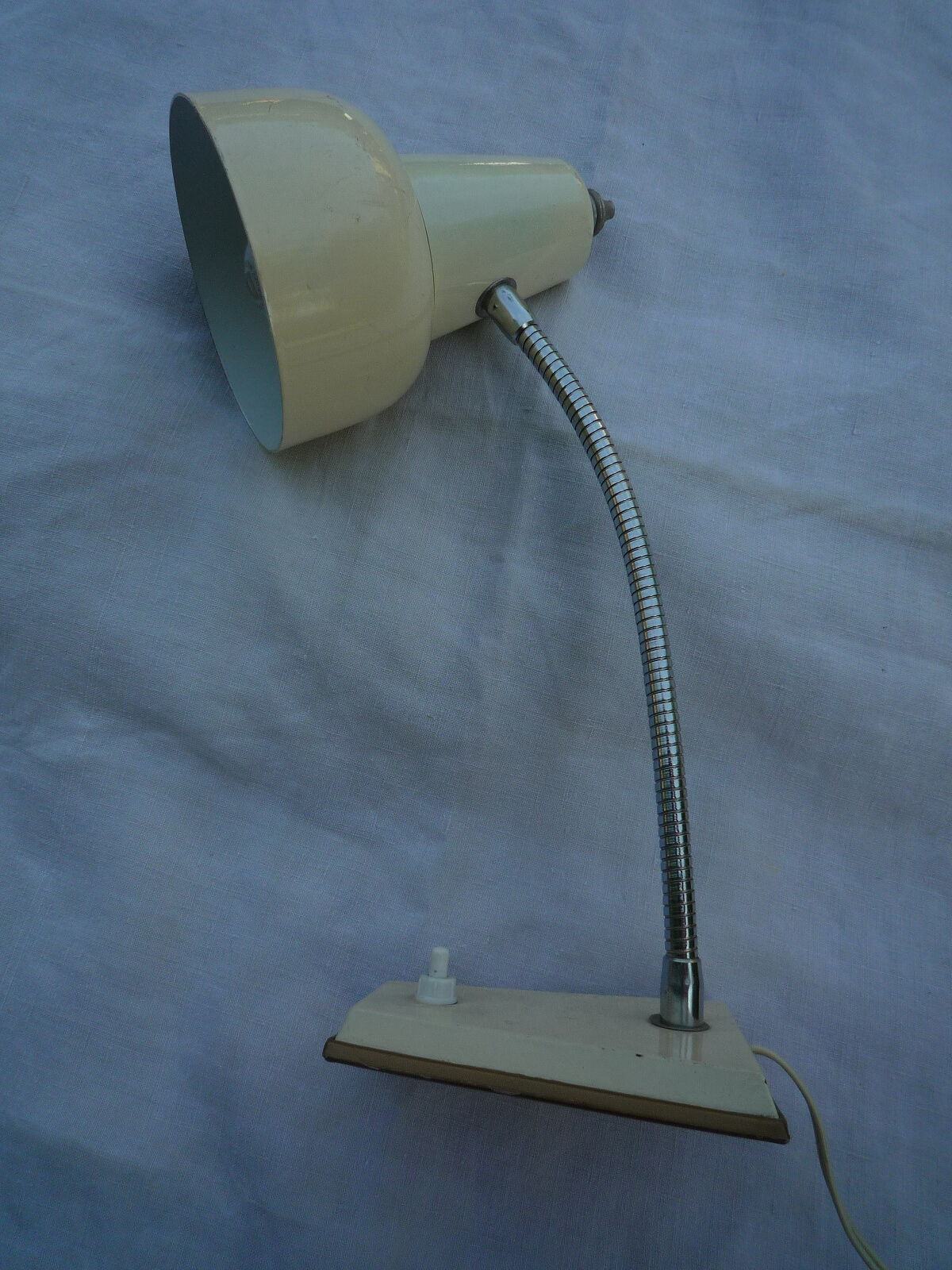 Pair of small 1950s office lamps