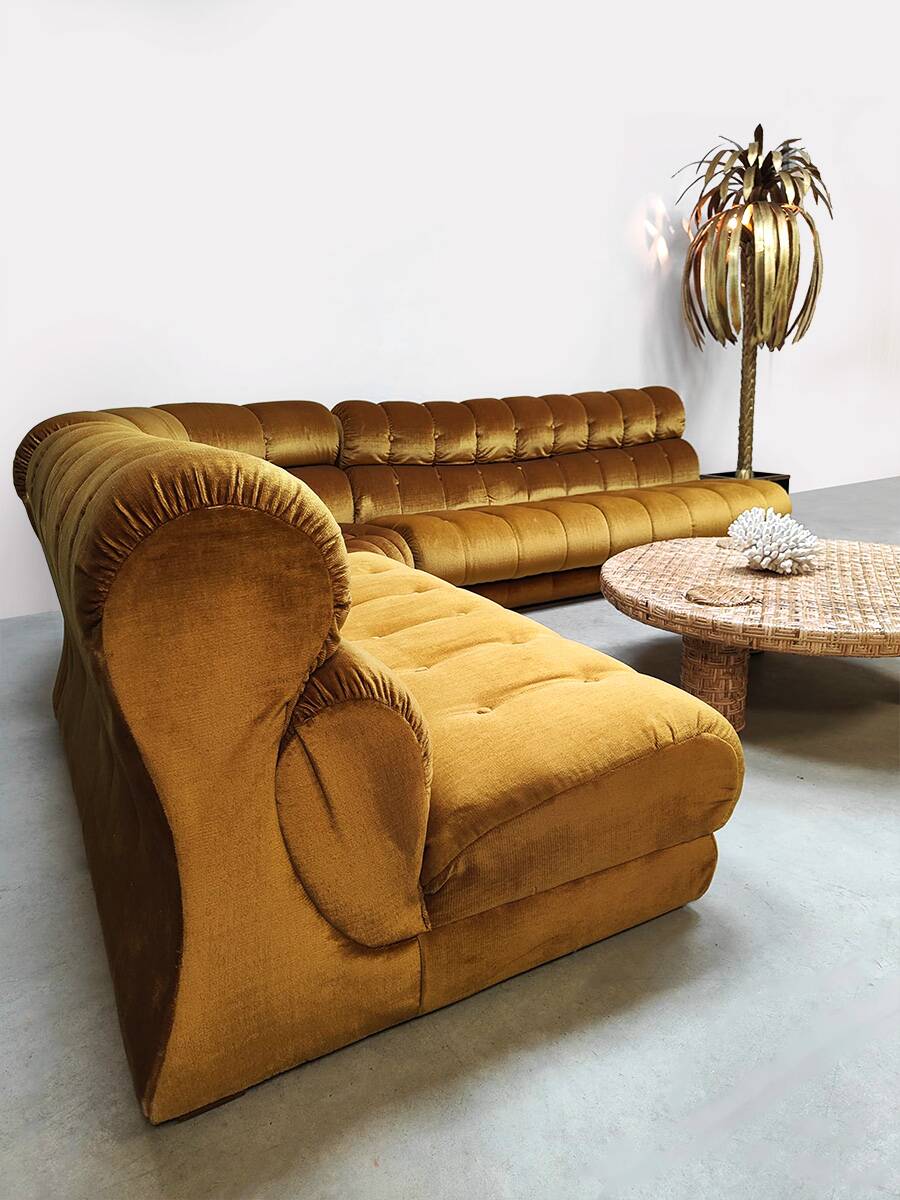 Midcentury modular sofa vintage 'Golden hour'