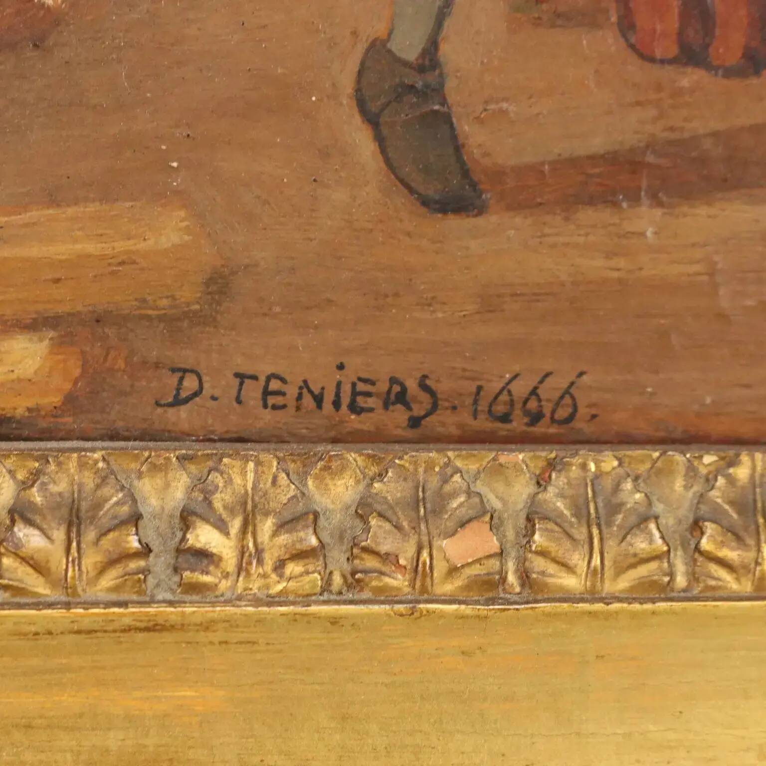 Table "Twelfth Night the King Drinks" copy after David Teniers "800"