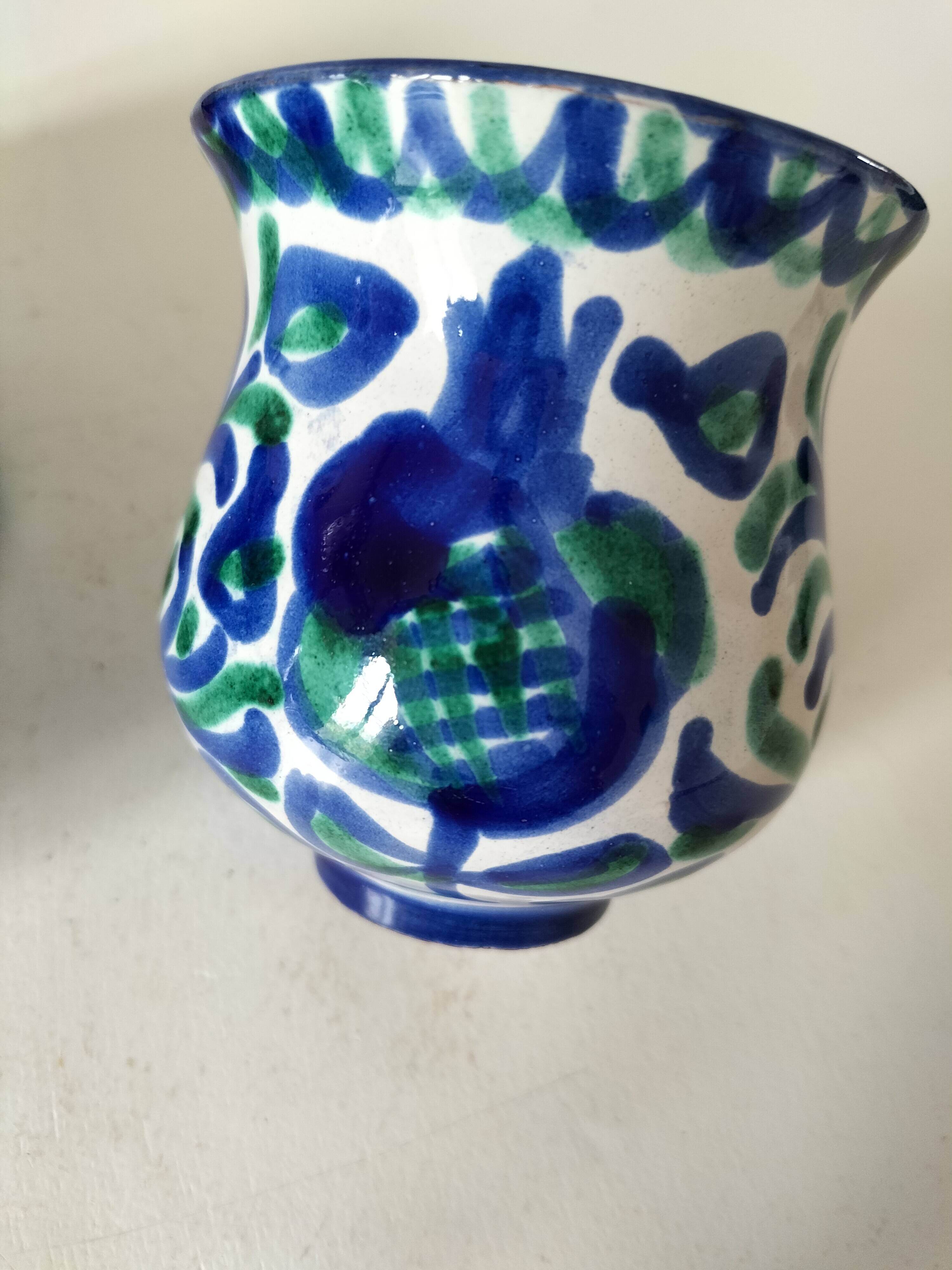 Fajalauza earthenware set, Granada (Spain)