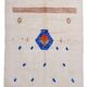 Berber mrirt wool rug measuring 250cmx150cm