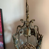 Bronze lantern chandelier