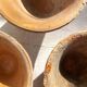 Ensemble de 3 pots à sève en terre cuite français