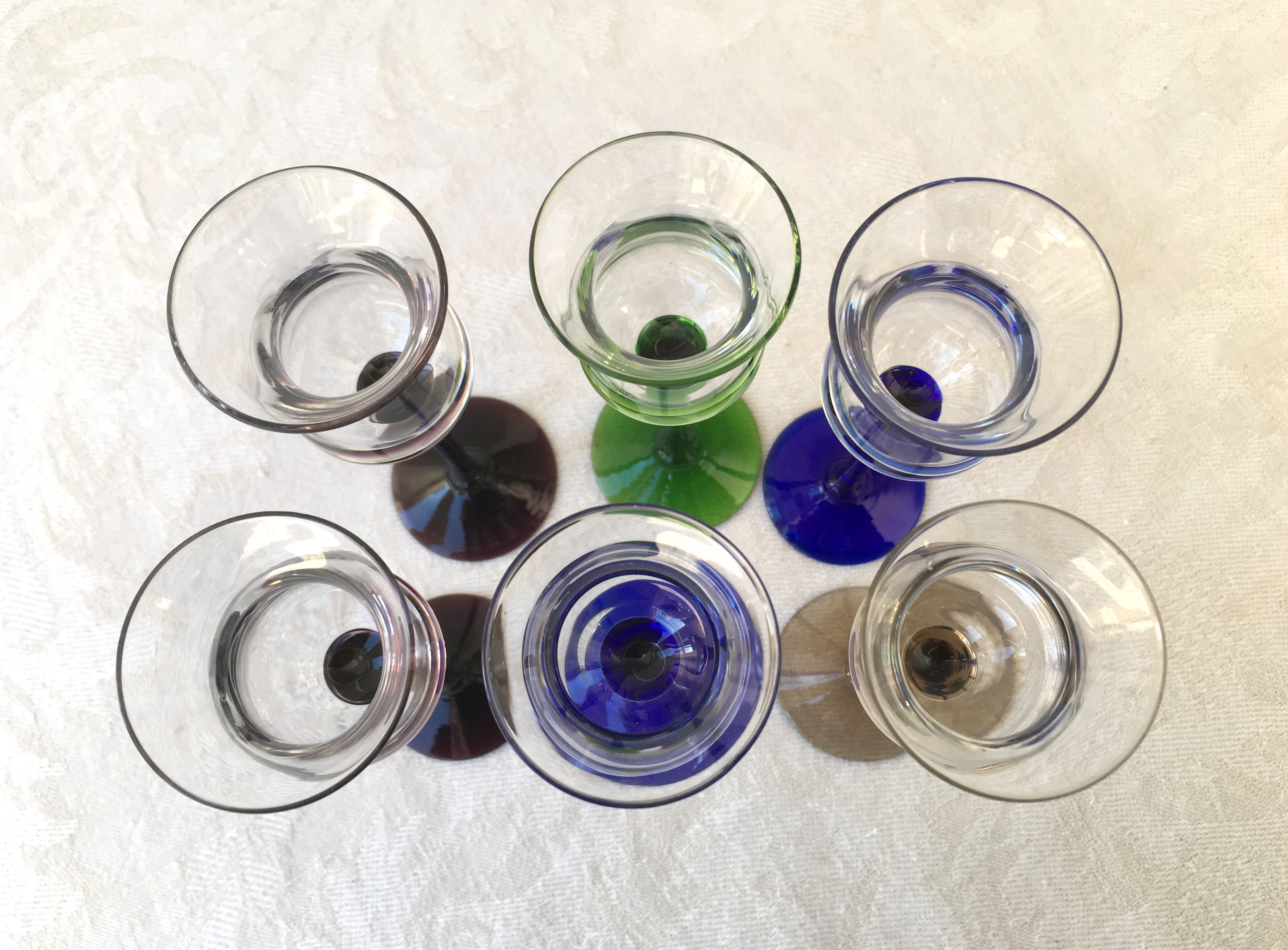 Set of 6 alcohol glasses
