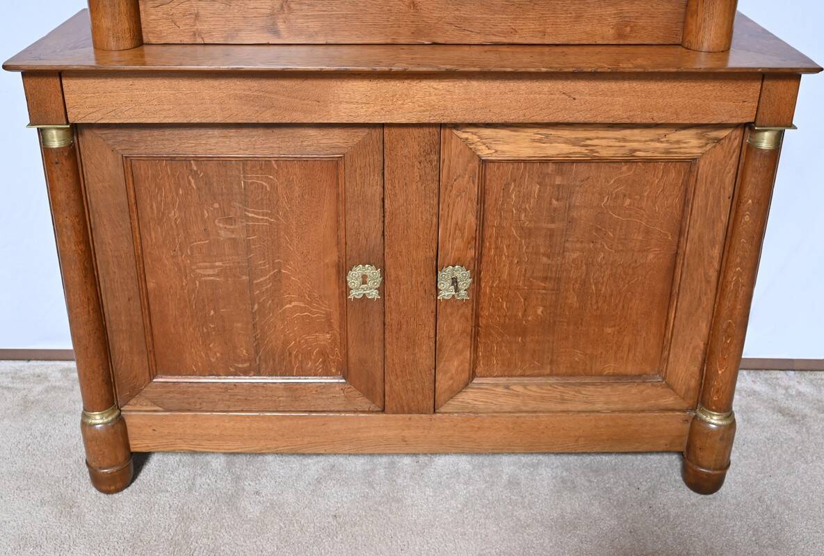 Empire Oak Two-Body Buffet – First Half of the 19th Century
