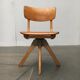Mid-century German wooden swivel chair for children by Casala