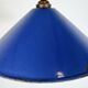 Industrial Blue Enamel Factory Pendant Lamp, 1950s