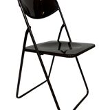 Vintage Ted Folding chairs Niels Gammelgaard for Ikea - Set of four - in Dark Brown