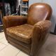 Fauteuil club cuir