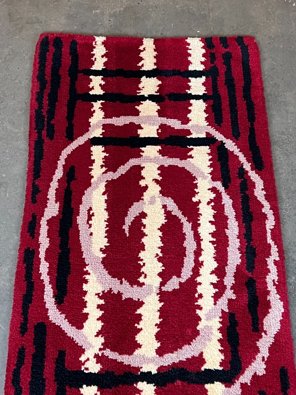 Rug danish design 60s 70s 90x180cm