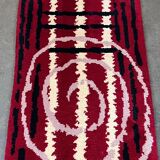 Rug danish design 60s 70s 90x180cm