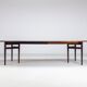Arne Vodder oval dining table model 212 in rosewood Sibast Denmark 1960