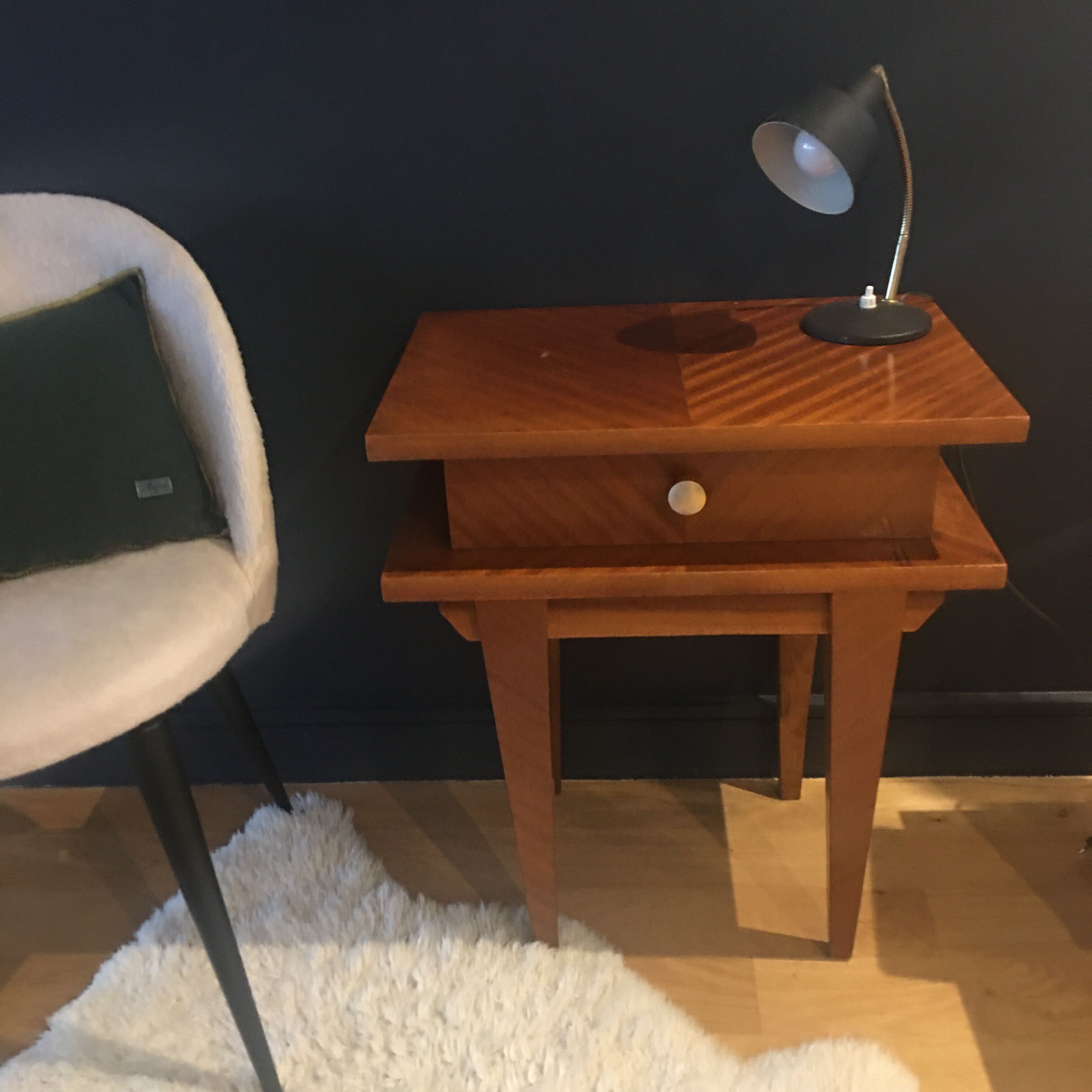 60s bedside table