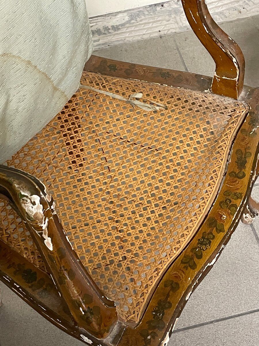 Louis XV armchairs, 18th century, set of 2