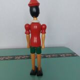 Wooden toy featuring Pinocchio