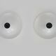 Pair of Targetti disc wall lights, UFO, Italy 1970s