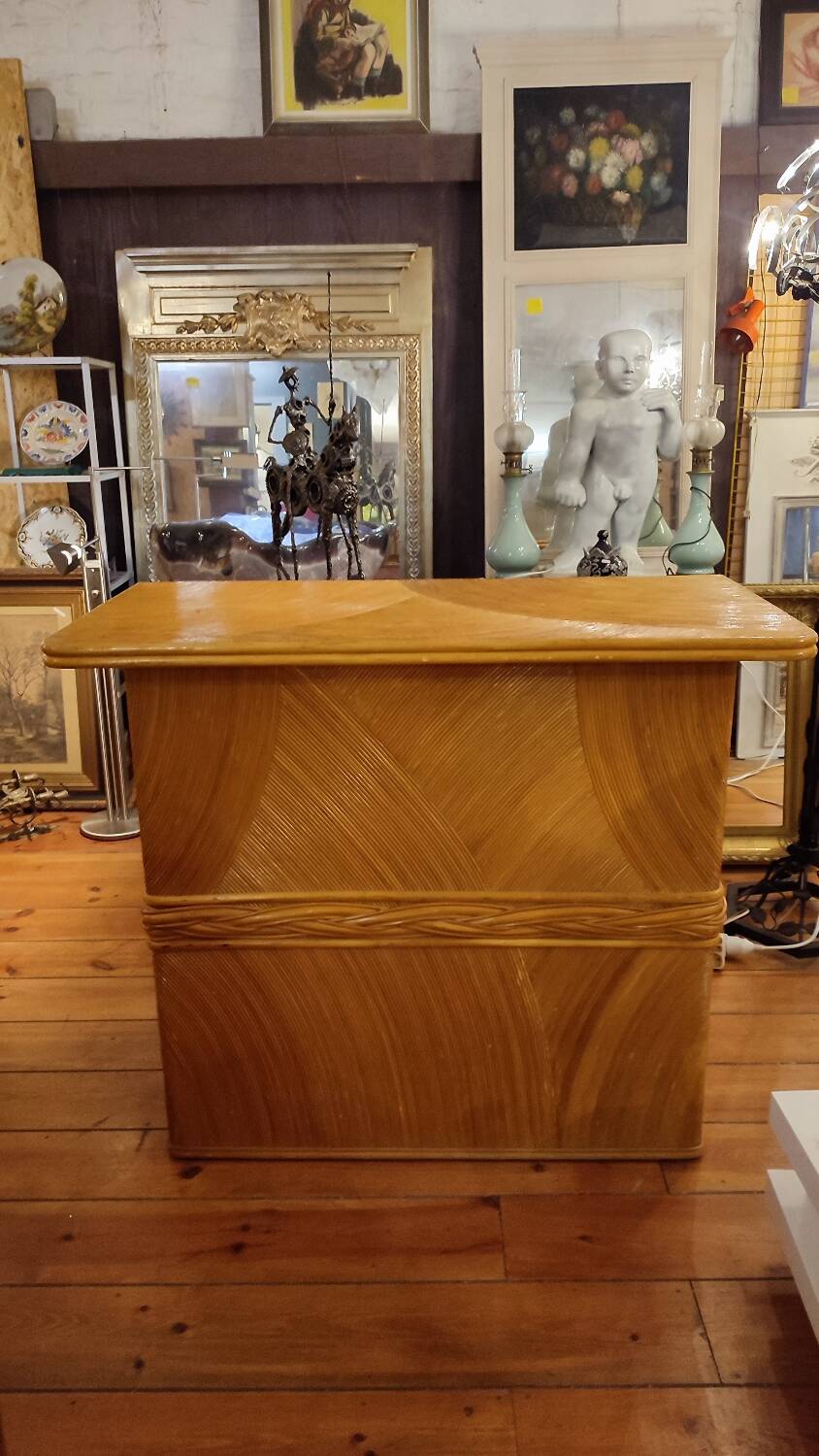 Vintage bamboo bar 1970