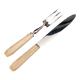 Cutlery made of horn and stainless steel