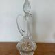 Hand-cut crystal glass and carafe set