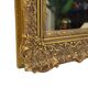 Large Gold Baroque Style Mirror Gilded Frame Acanthus Flowers 110cm