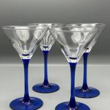 Set of 4 Luminarc cocktail glasses made in France