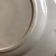 Old plate - white and blue floral decoration