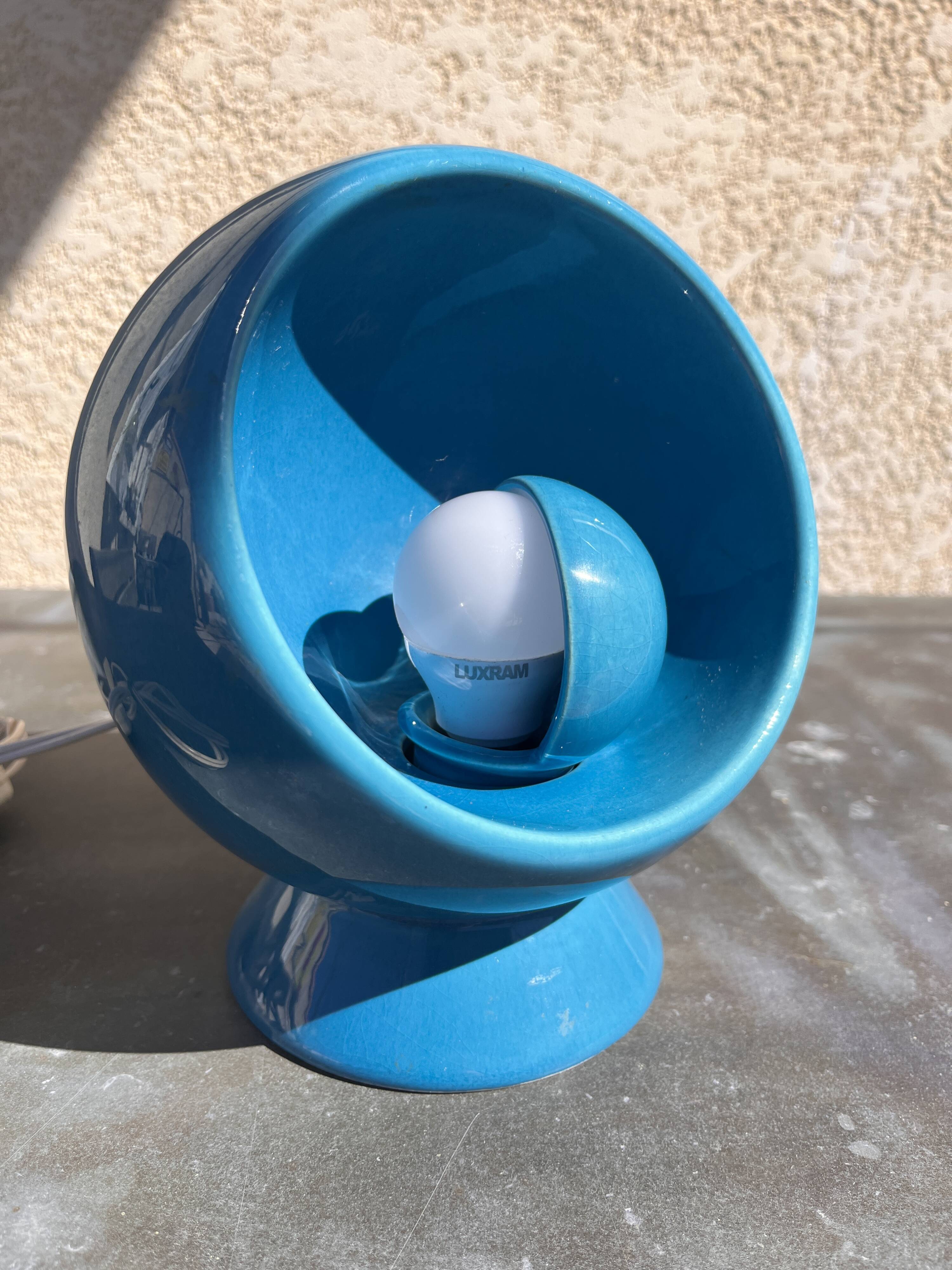 SC3 ceramic lamp Marcello Cueno 1960