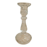Large moulded glass chandelier