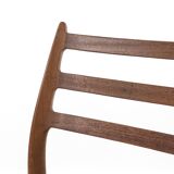 Set of 4 Niels Møller model '78' chairs refurbished