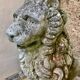 Fountain statue Lion stone reconstituted