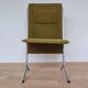 Set of three midcentury chrome design dining chairs, 1970s, Czechoslovakia
