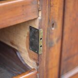 Antique mahogany wood furniture, English counter furniture, English servant, buffet furniture