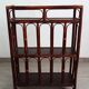 Vintage bamboo and rattan shelf