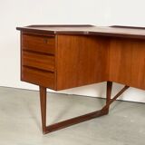 Danish teak Boomerang desk by Peter Løvig Nielsen 1960s