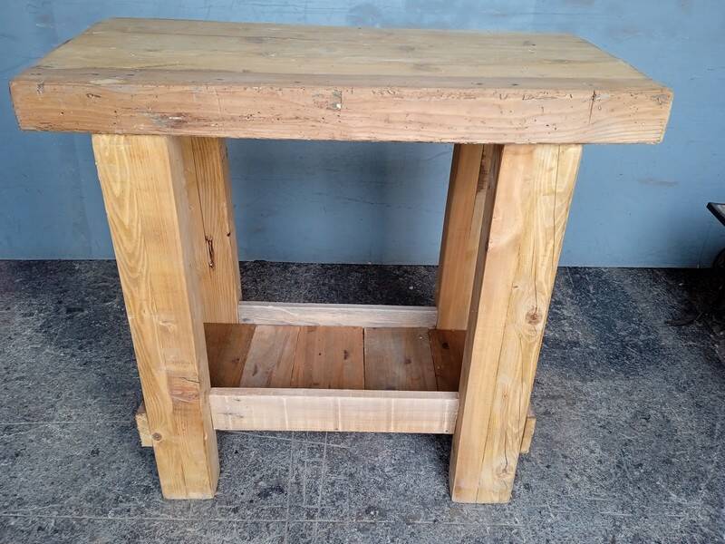 Workbench 90cm old solid wood