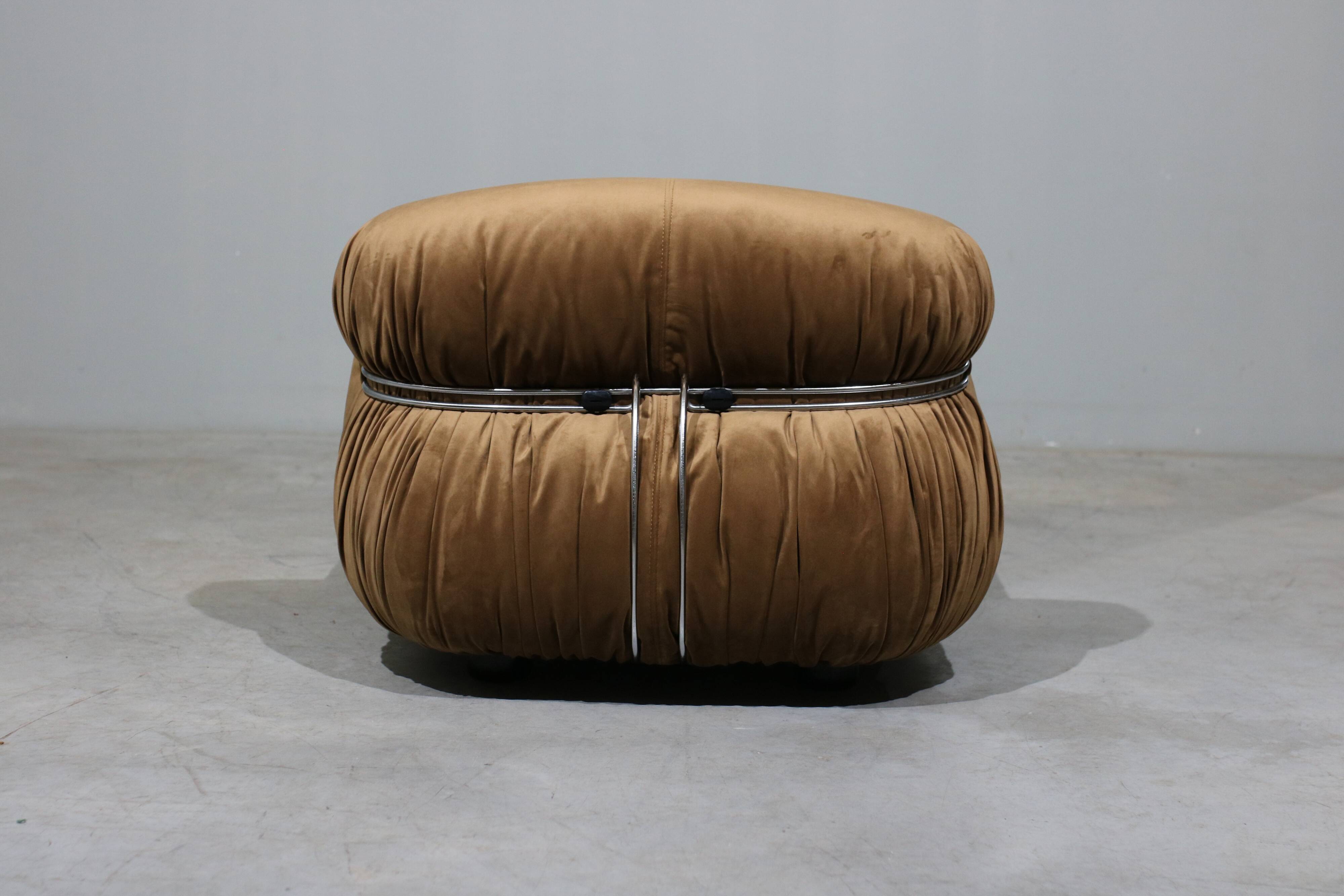 Lounge Chair and Ottoman from Afra & Tobia Scarpa for Cassina 1960s