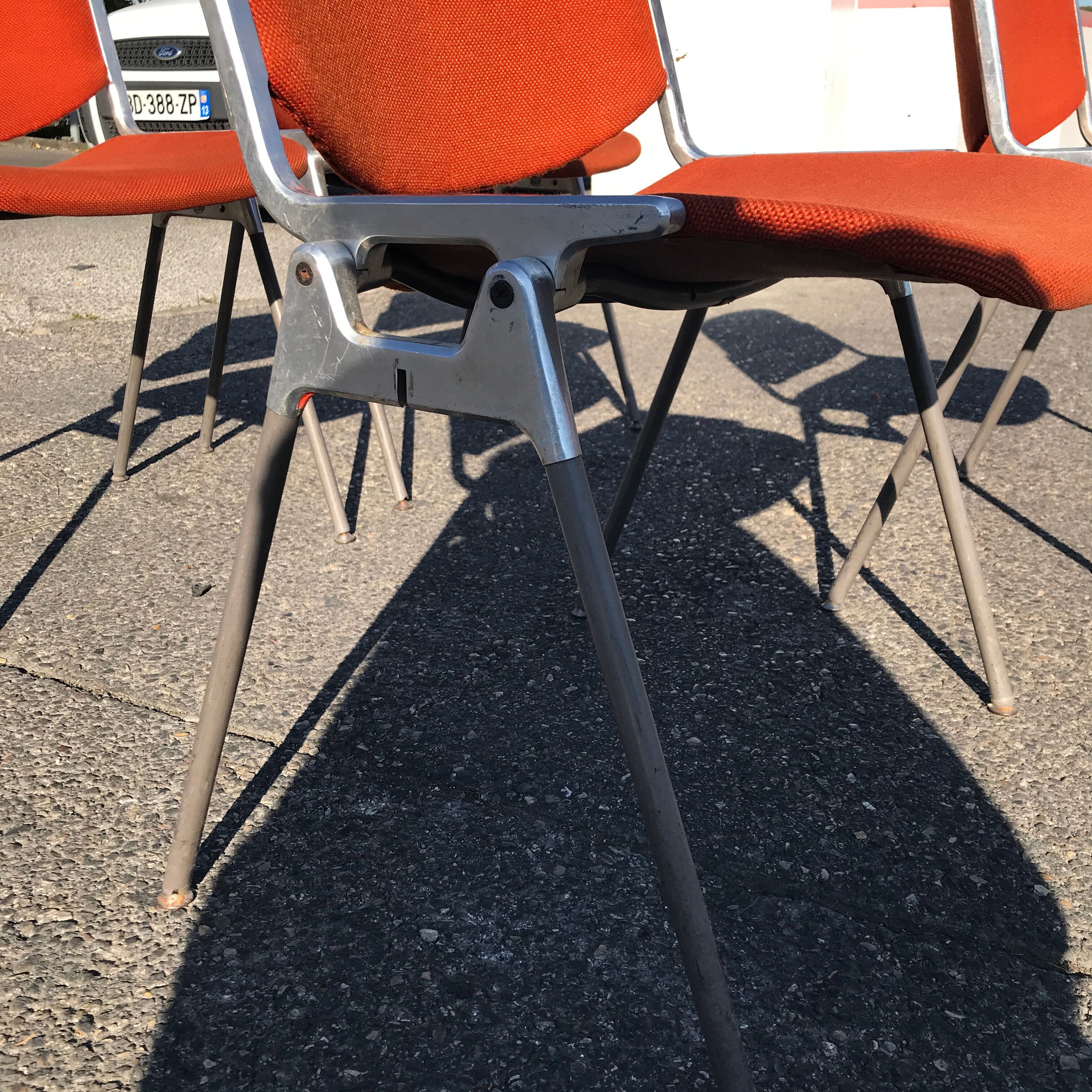 DSC 106 chairs by Giancarlo Piretti for Castelli