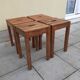 Lot de 4 tabouret bois